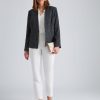 Outerwear NoniB | Noni B Boucle Lurex Collarless Jacket