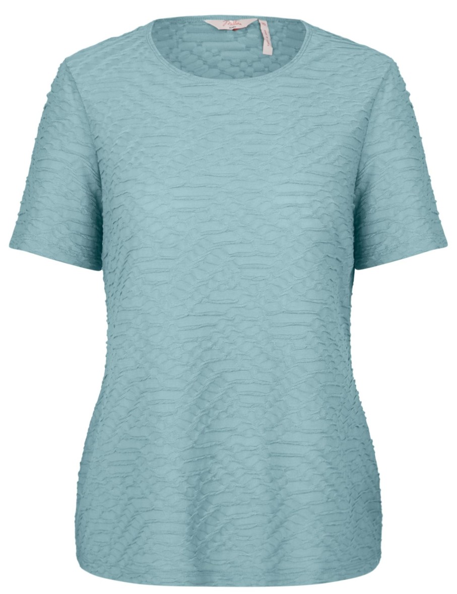 Tops Millers | Millers Short Sleeve Textured Scoop Neck Top