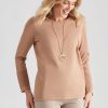 Knitwear NoniB | Noni B Pintuck Sleeve Knitwear Jumper