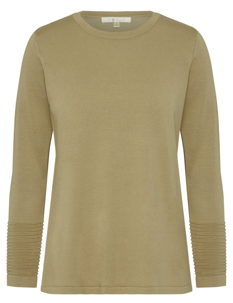 Knitwear NoniB | Noni B Pintuck Sleeve Knitwear Jumper