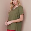 Tops NoniB | High-Low Hem Linen Top