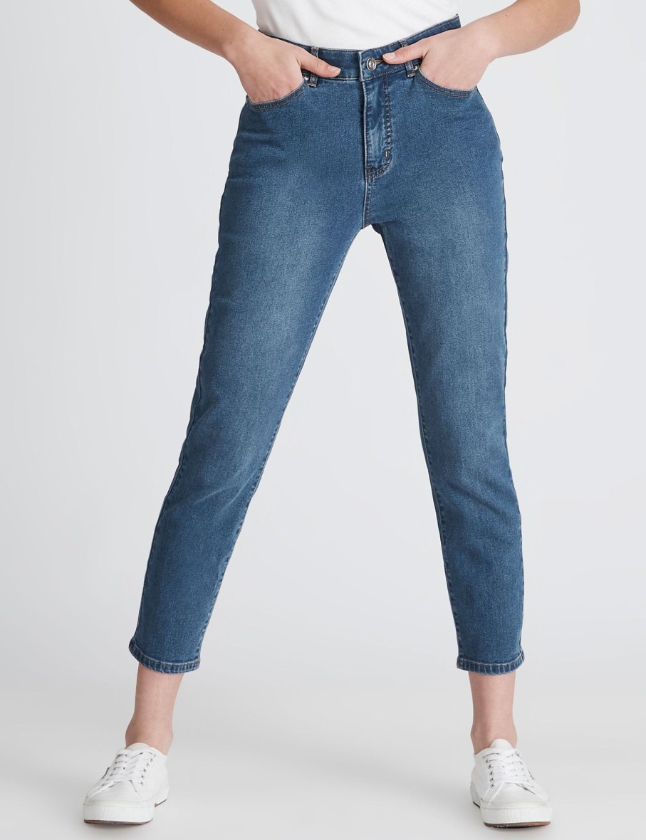 Bottoms Rockmans | Rockmans Skinny Leg Jeans