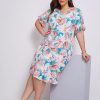 Dresses Autograph | Autograph Woven Short Sleeve Flounce Shift Dress