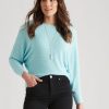 Knitwear Katies | Katies Cotton Blend 3/4 Sleeve Fine Rib Jumper