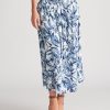 Bottoms Katies | Katies Button Front Smocked Waist Maxi Skirt