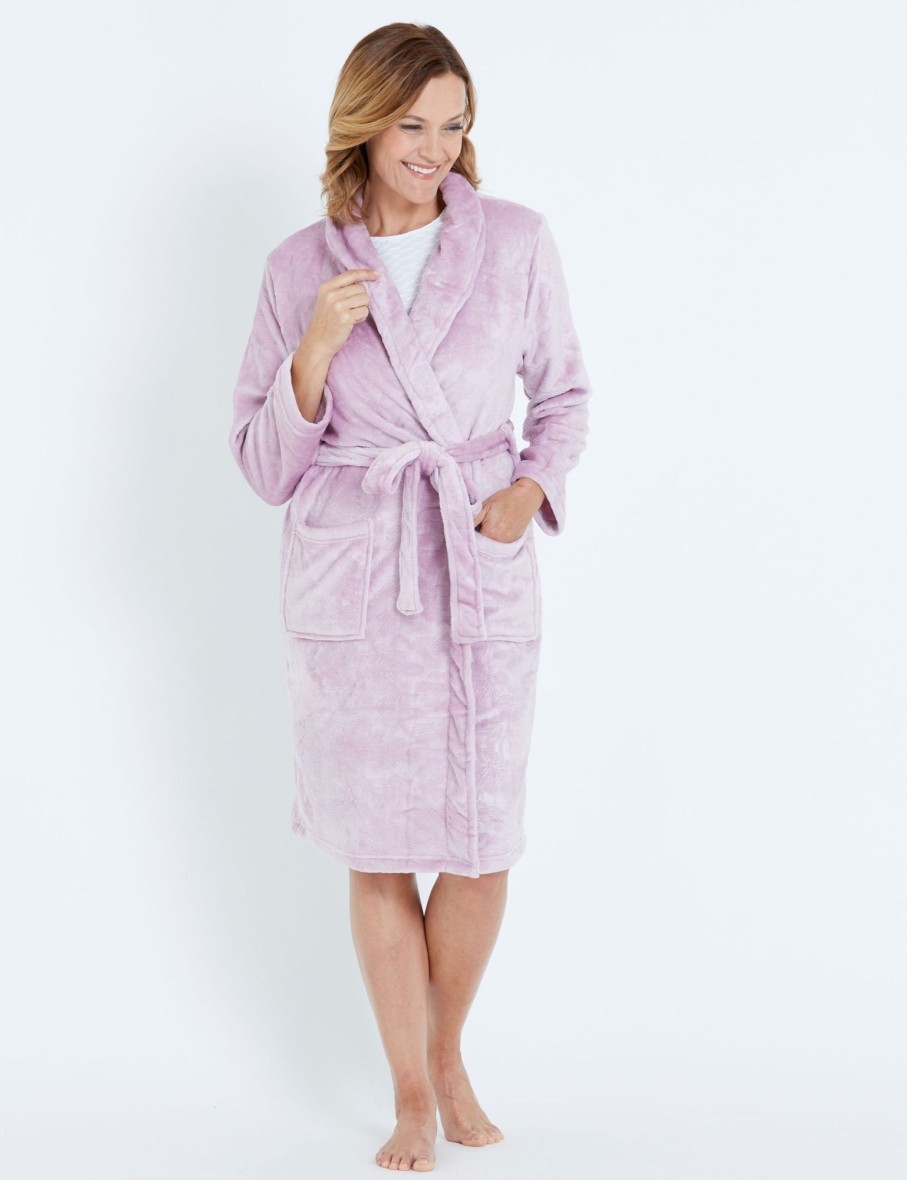 Sleepwear Millers | Millers Floral Text Robe