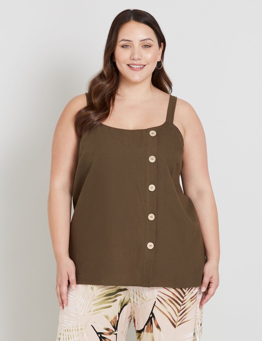 Tops Beme | Beme Wooden Button Camisole