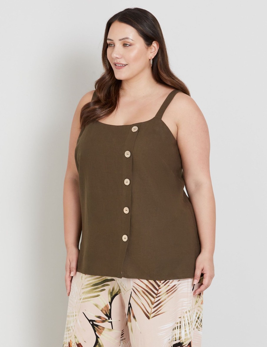 Tops Beme | Beme Wooden Button Camisole