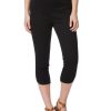 Bottoms Rockmans | Rockmans Crop Curved Hem Mock Pocket Soft Jeggings