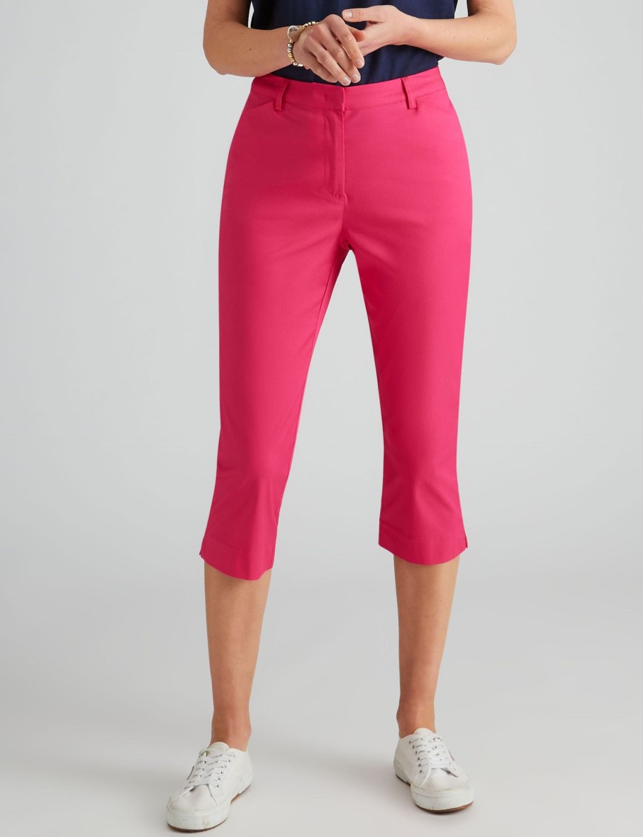 Bottoms WLane | W.Lane Crop Classic Pants