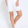 Bottoms Rockmans | Rockmans Mid Thigh Solid Colour Shorts