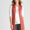 Knitwear WLane | W.Lane Knit Sleeveless Rib Cardigan