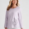 Tops NoniB | Embroidered Tee