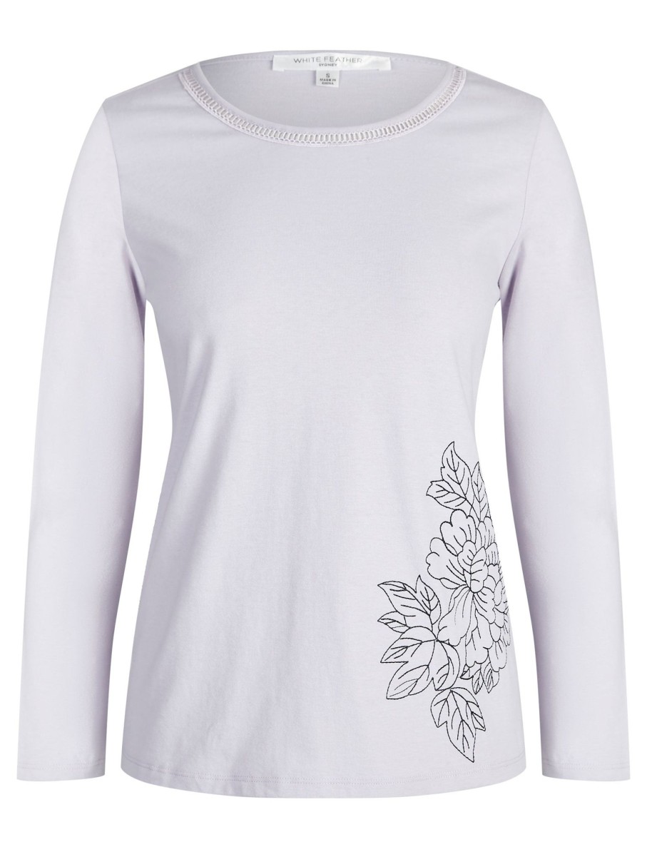 Tops NoniB | Embroidered Tee