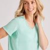 Tops NoniB | Noni B Diamante V Neck Detail Top