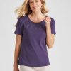 Tops NoniB | Noni B Short Sleeve Rib Top