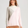 Knitwear WLane | W.Lane High Neck Colourblock Jumper