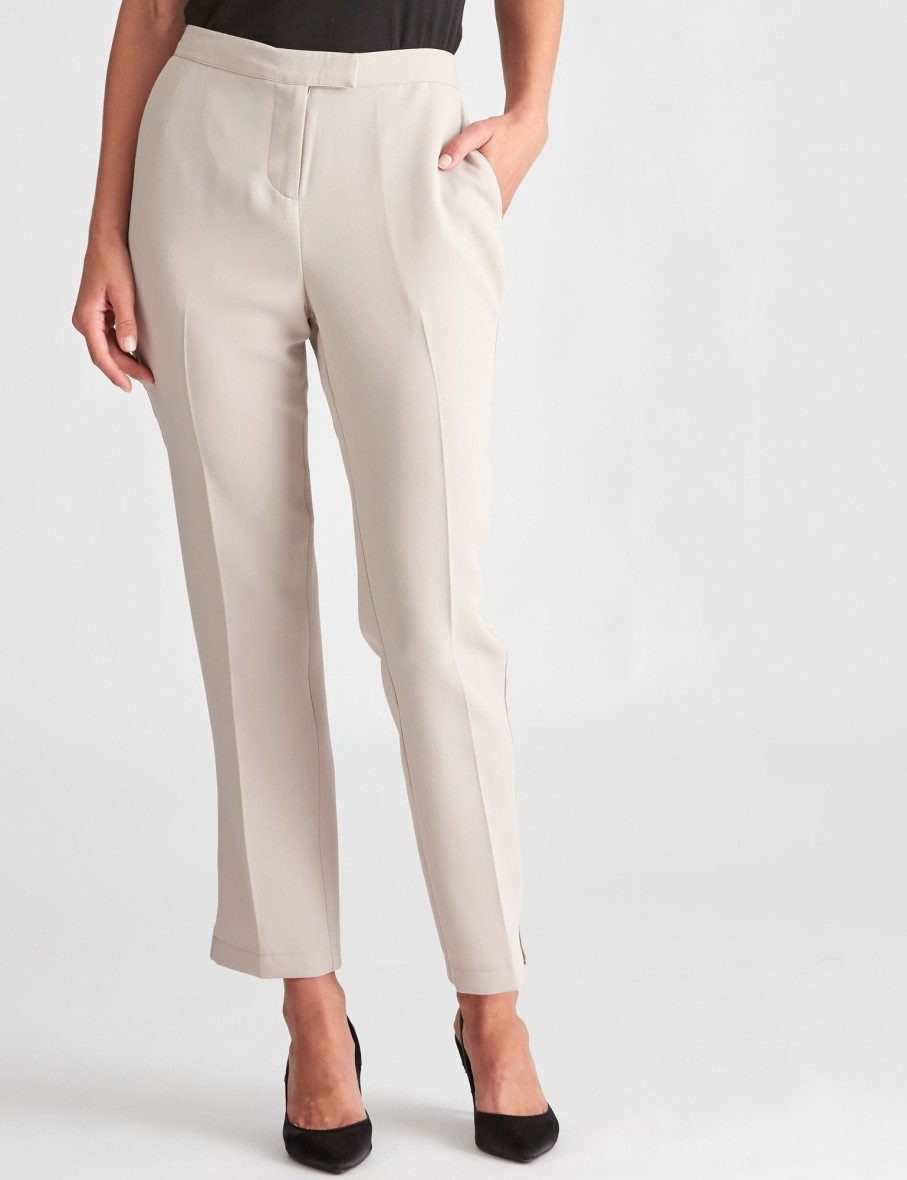 Bottoms LizJordan | Liz Jordan Woven Tailored Pant