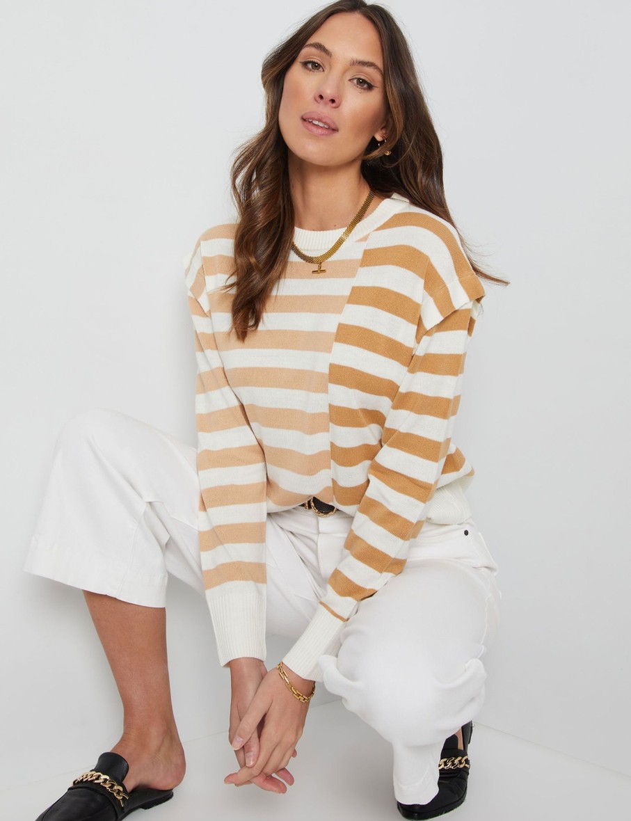 Knitwear Katies | Katies Long Sleeve Multi Stripe Jumper