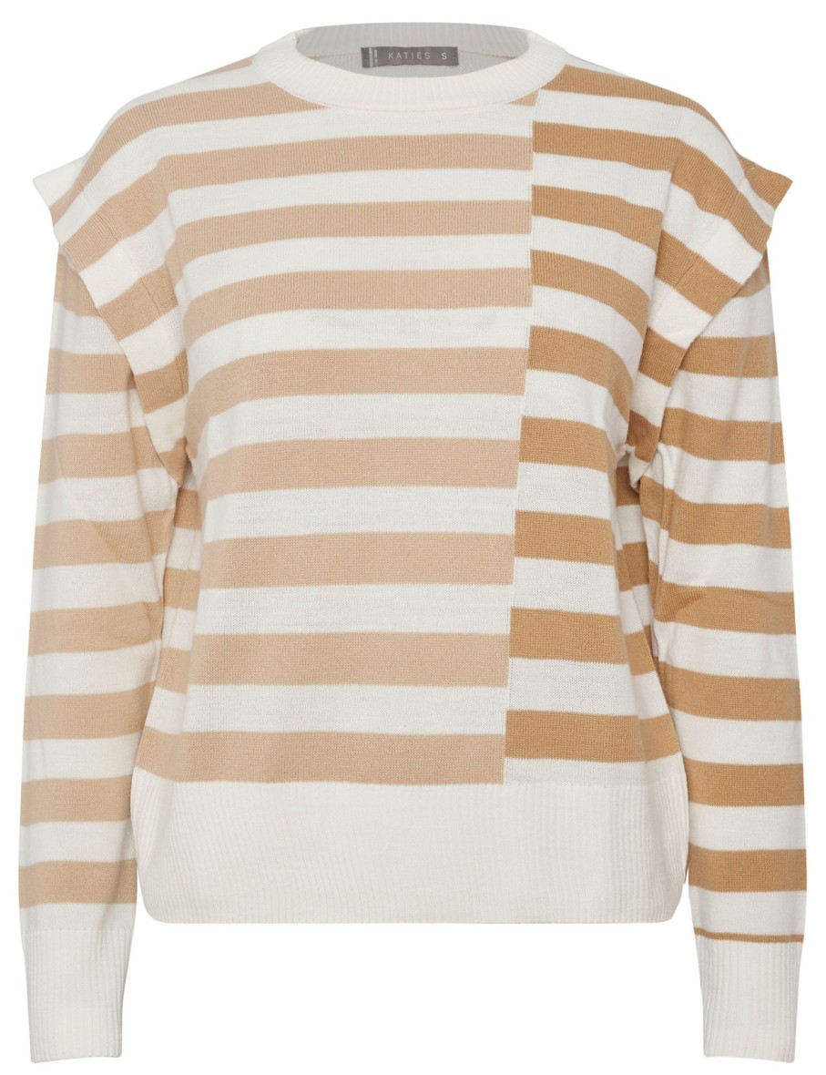 Knitwear Katies | Katies Long Sleeve Multi Stripe Jumper