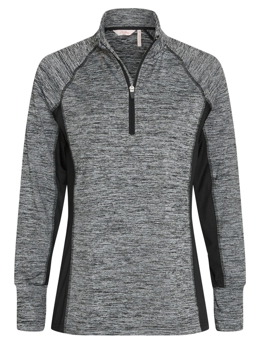 Outerwear Millers | Millers Long Sleeve Athleisure Half Zipped Jacket