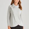 Knitwear WLane | W.Lane Cowl Curved Hem Front Knitwear Top