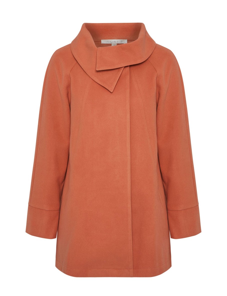 Outerwear NoniB | Noni B Roll Neck Coat