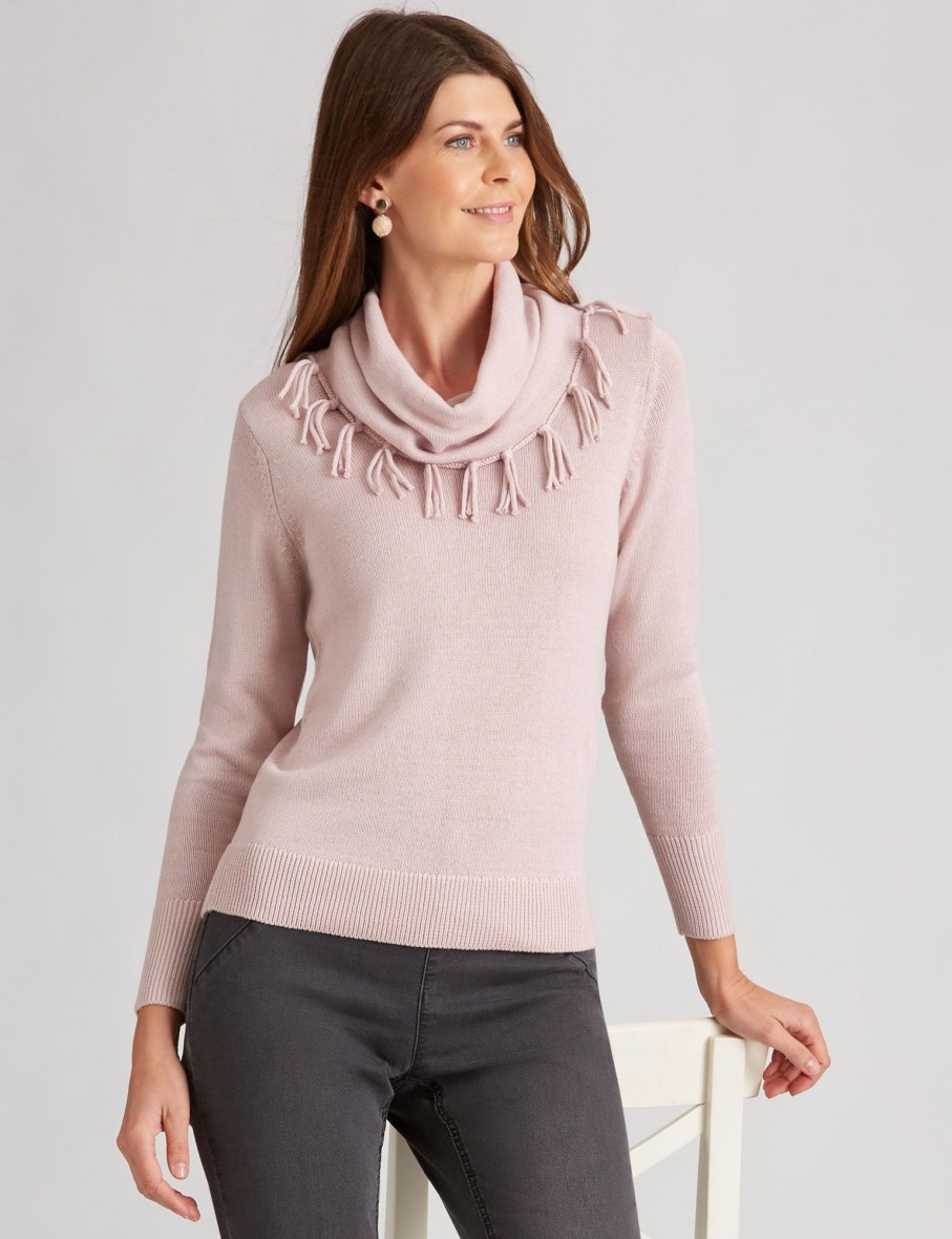 Knitwear WLane | W.Lane Frill Marle Pullover