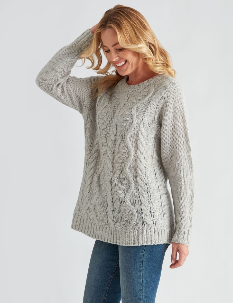 Knitwear Rivers | Rivers Bobble Detail Jumper