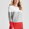 Knitwear NoniB | Noni B Colour Block Knit Jumper