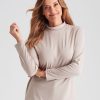 Tops Millers | Millers Long Sleeve Jersey Turtle Neck Top