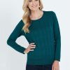 Knitwear NoniB | Noni B Long Sleeve Crosshatch Jumper