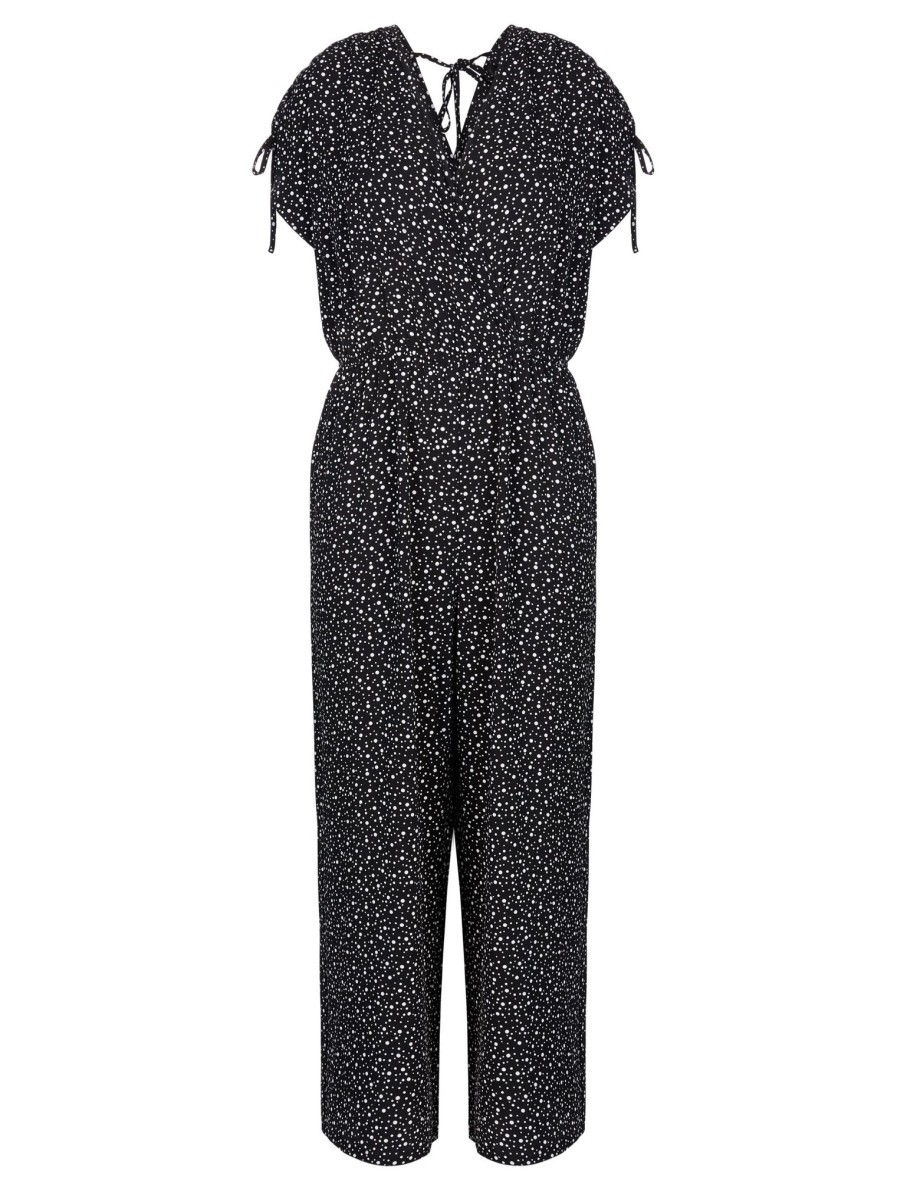 Dresses Crossroads | Crossroads Drawstring Shoulder Jumpsuit