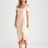 Dresses LizJordan | Liz Jordan Off The Shoulder Frill Dress