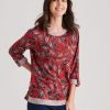 Tops WLane | W.Lane Printed Fluffy Knitwear Top