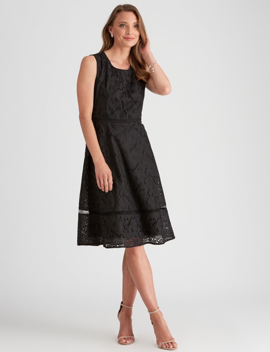 Dresses LizJordan | Liz Jordan Cotton Lace Dress