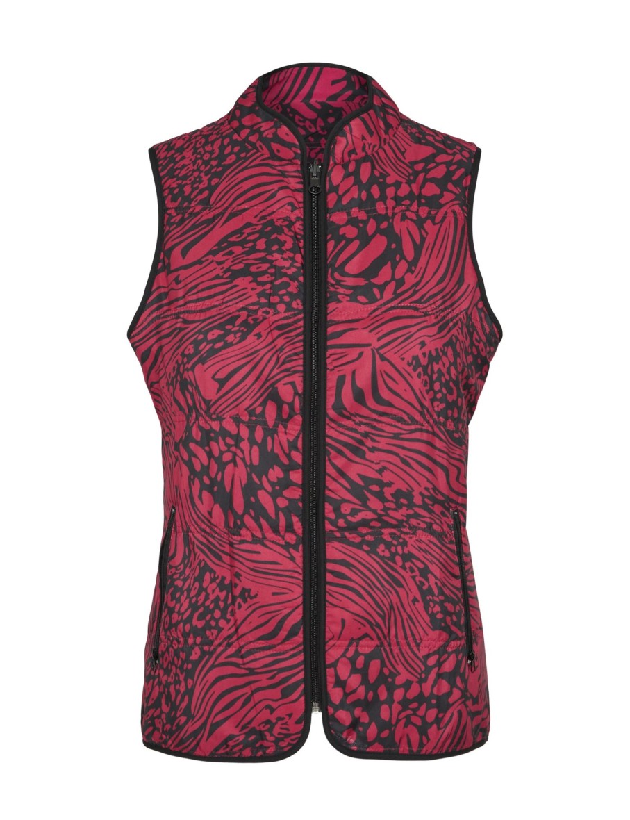 Outerwear NoniB | Noni B Reversible Print Vest