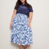 Bottoms Autograph | Autograph Woven Smocked Waist Maxi Skirt