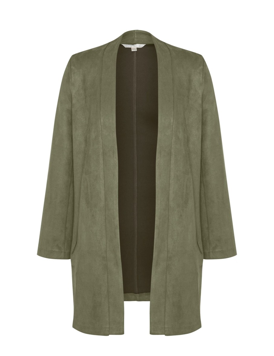 Outerwear NoniB | Noni B Suedette Coat