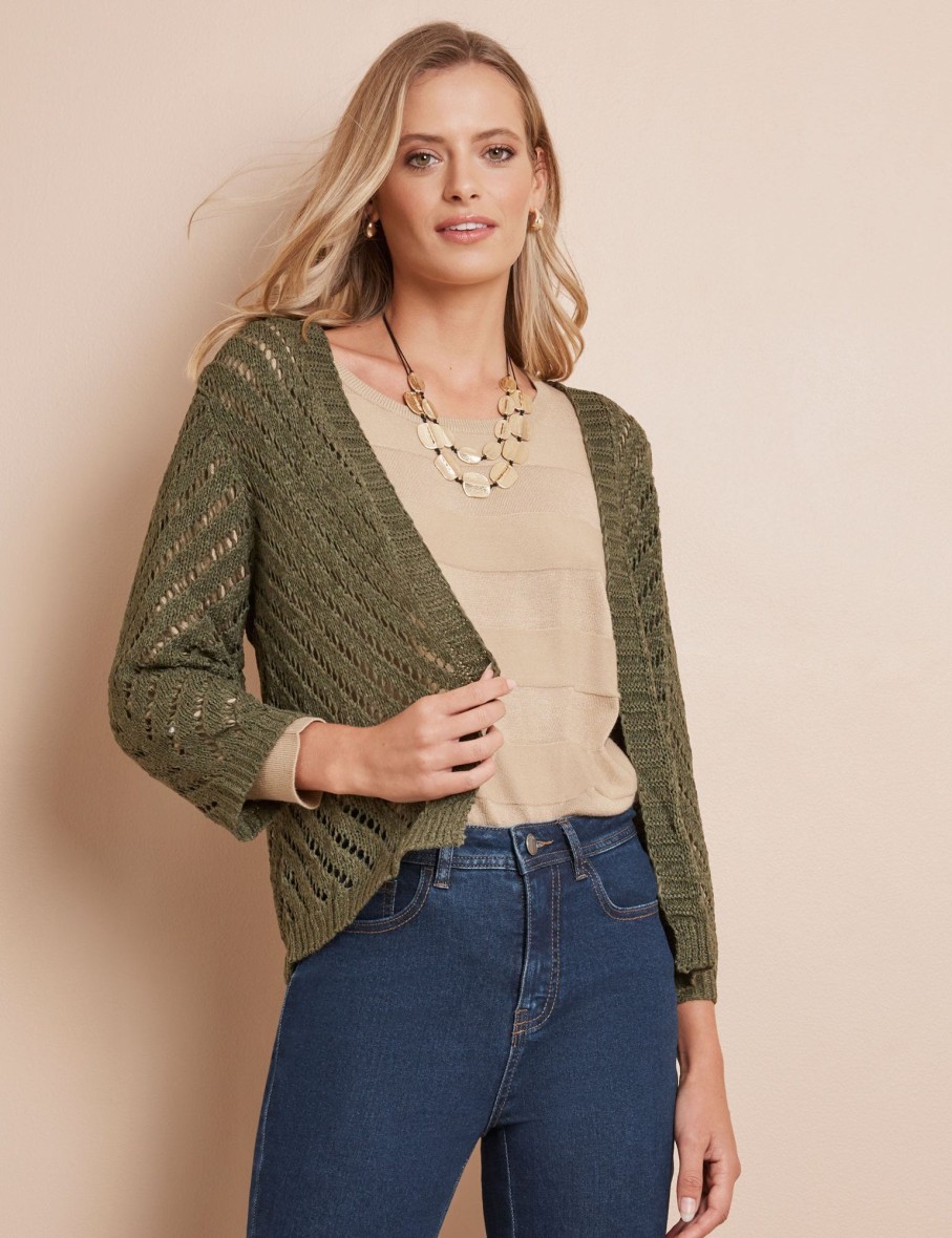 Knitwear WLane | W.Lane Pointelle Cardigan