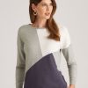 Knitwear WLane | W.Lane Colourblock Mini Stud Jumper