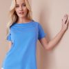 Tops NoniB | Noni B Embroidered Rib T-Shirt