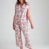 Sleepwear Katies | Katies Short Sleeve Cropped Pyjama Set