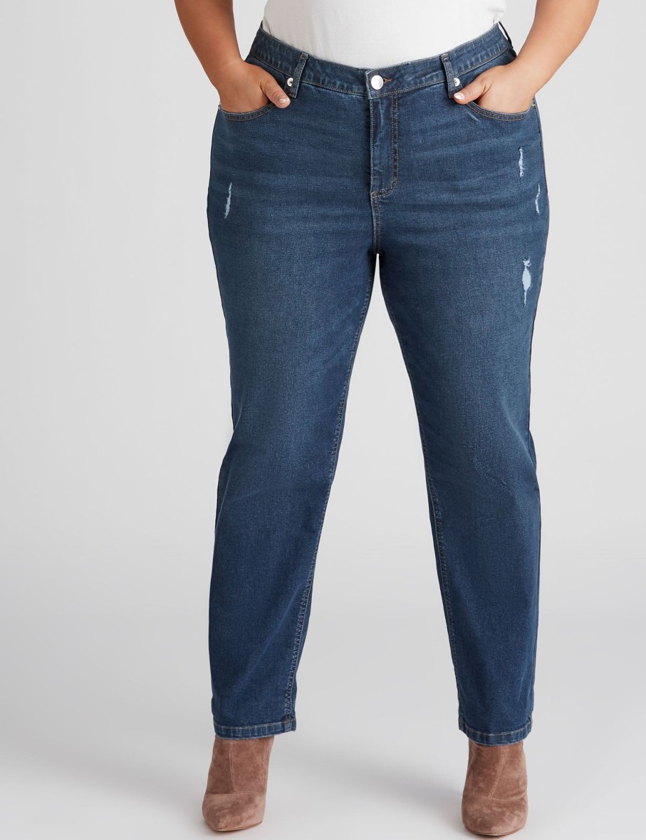 Bottoms Beme | Beme Girlfriend Fit High Rise Jean