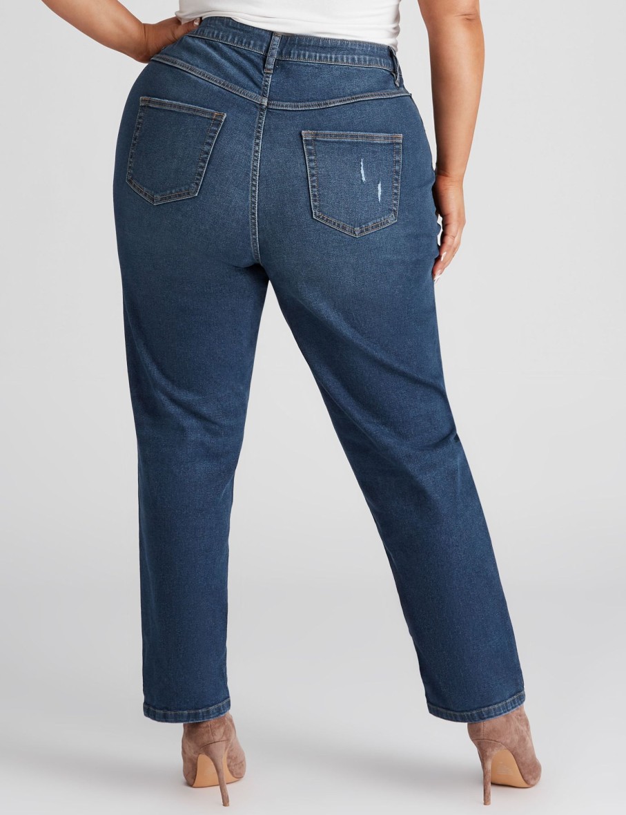 Bottoms Beme | Beme Girlfriend Fit High Rise Jean