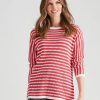 Knitwear WLane | W.Lane Stripe Textured Pullover Jumper