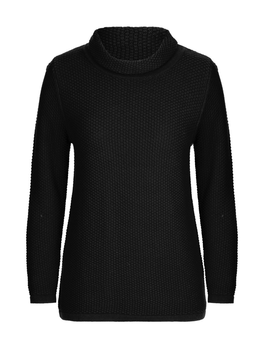 Knitwear WLane | W.Lane Textured Roll Neck Pullover Top