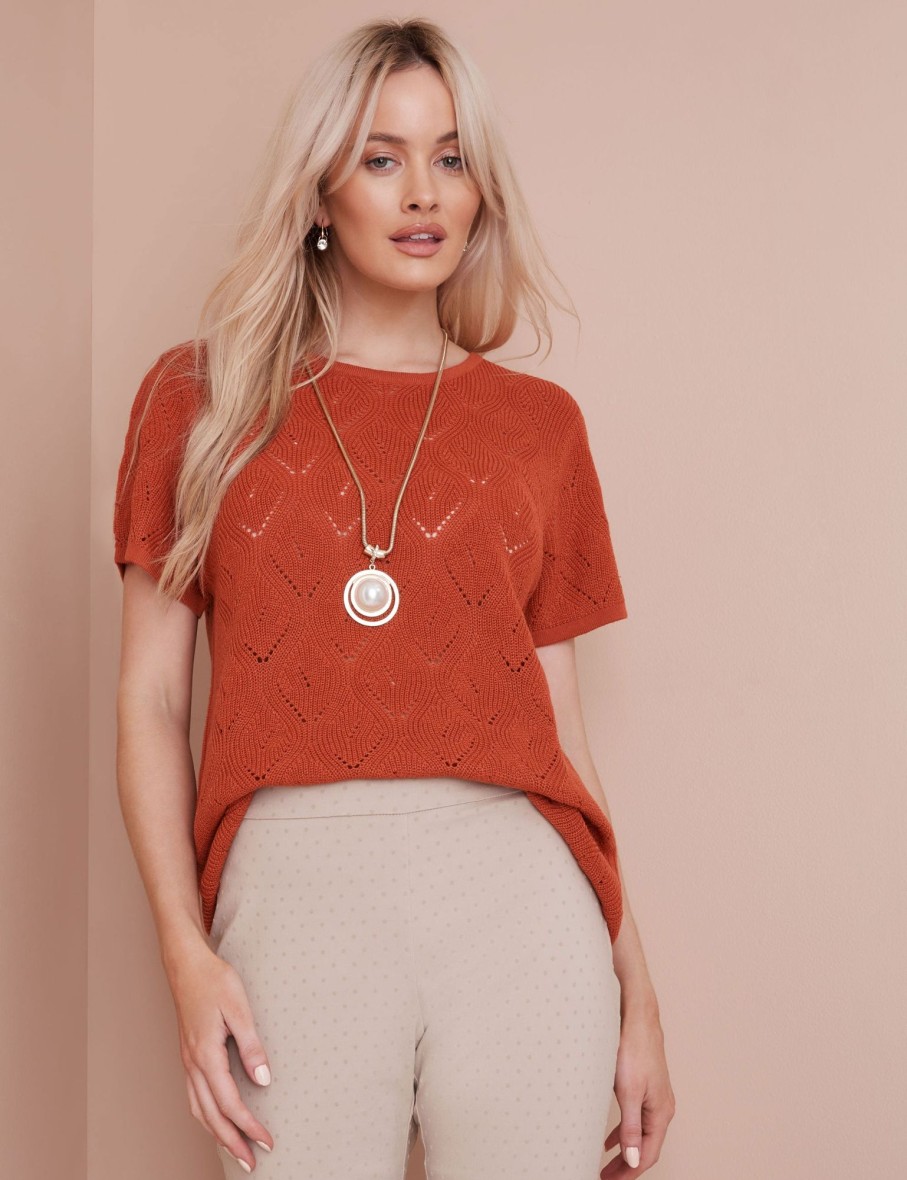 Tops NoniB | Pointelle Knit Top