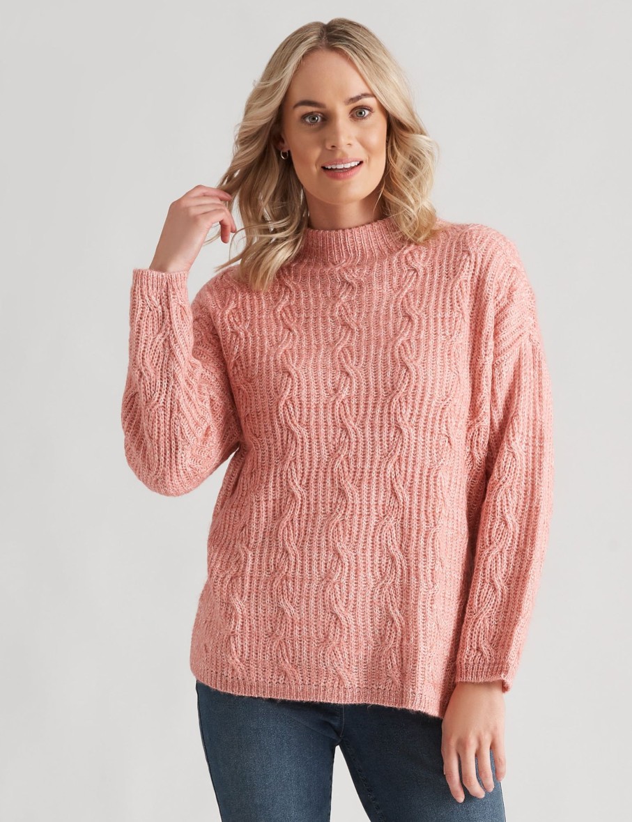 Knitwear Rivers | Rivers Cable Twist Jumper