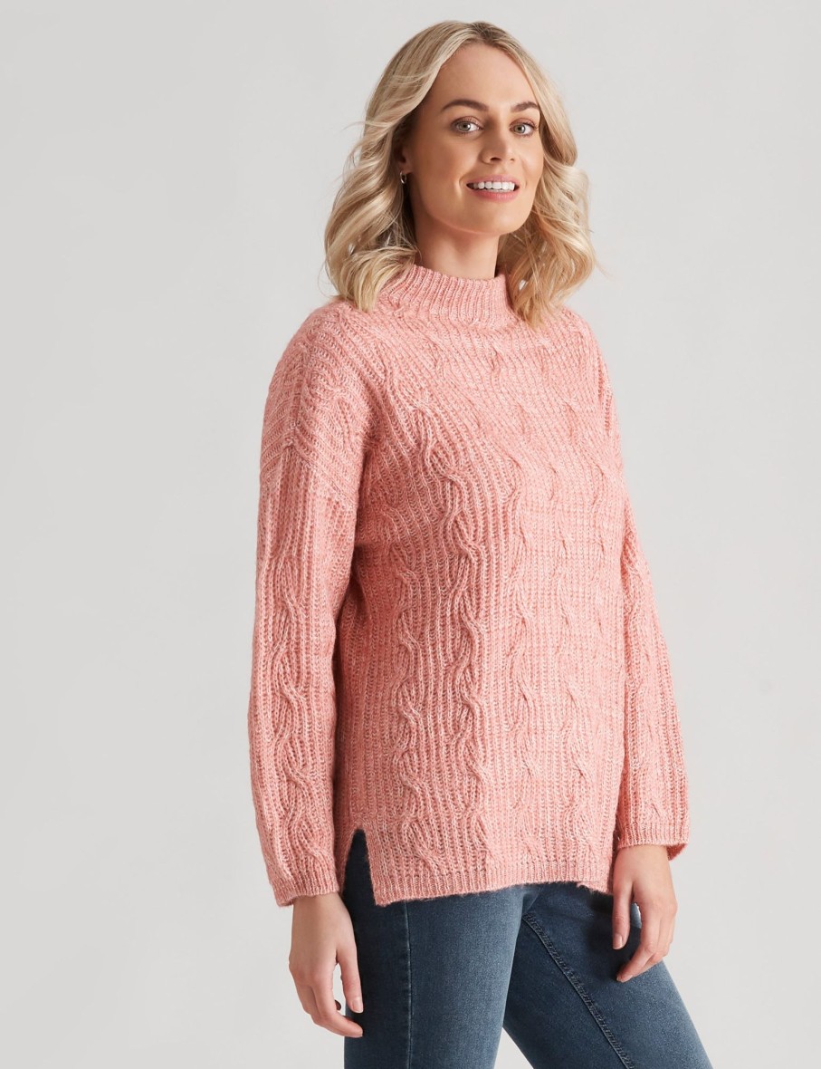 Knitwear Rivers | Rivers Cable Twist Jumper